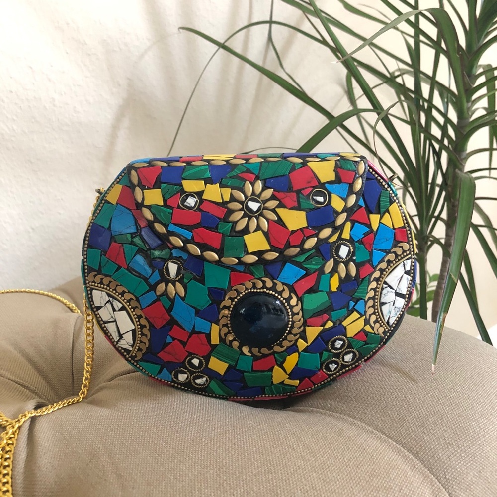 Mosaic Metal Purse